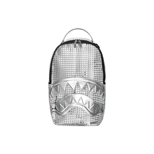SPRAYGROUND Рюкзак из искусственной кожи унисекс серебряный