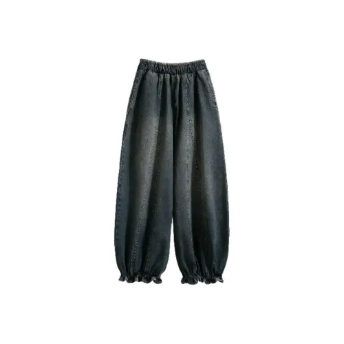 XGXR Ностальгический синий женские джинсы