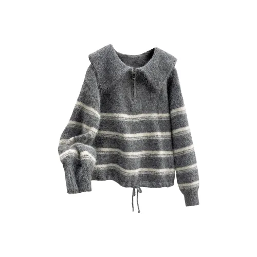 SIBAISHE Серый Женский Свитер