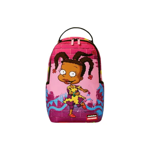 SPRAYGROUND Водонепроницаемый тканевый рюкзак маленький унисекс розовый красный