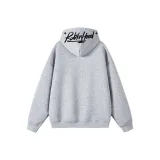 Фотиния Серый (Вышитый Черный Текст) с Флисовой Подкладкой, 420 г