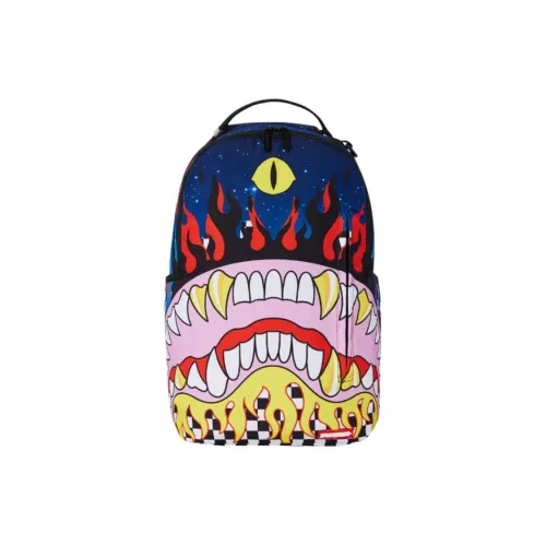 SPRAYGROUND Turnin BURNIN Коллаборация Полиэстер Рюкзак Унисекс Многоцветный