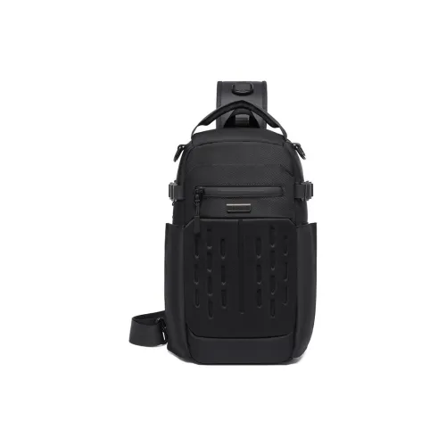 VIHUS X OZUKO Oxford Sling Bag Standard Men's Black