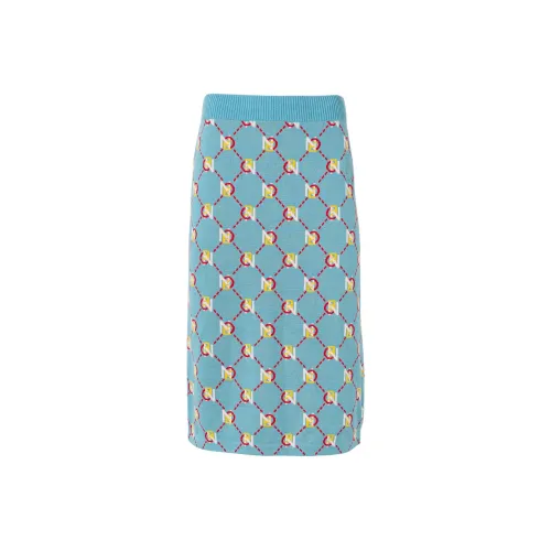 ADIDAS NEO Повседневная Длинная Юбка Женская Винтажная Синяя