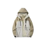 Белый/Хаки (3-в-1 Флисовая Внутренняя Одежда)