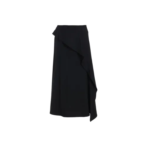 Yohji Yamamoto Femme FW25 W SAXONY Юбка А-силуэта Повседневная Длинная Юбка Женская