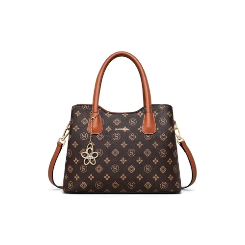 EBLAN Синтетическая кожа Сумка Стандартная Женская Кофейного цвета