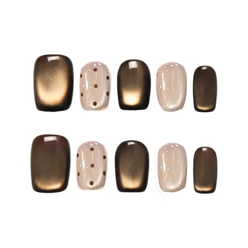 T Z [Метеорит Латте] Оригинальный Кожа Ухаживающий Кошачий глаз Фальшивая Погоня Короткий Круглый Коричневый Jump Цвет