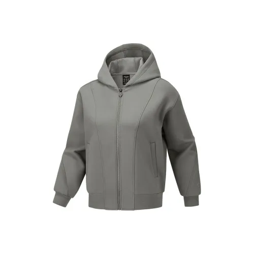 Skechers Wind and Rain Серый 02YX Женские Свитшоты