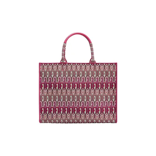 Furla Opportunity Этнический стиль Жаккардовая ткань Сумка Большая Женская Фиолетовая