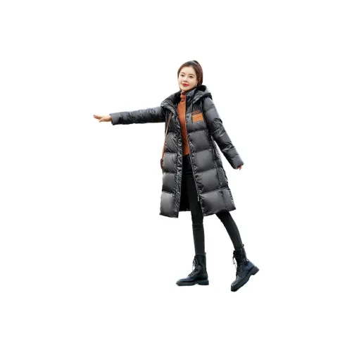 Mo Han Yi Mei Пуховик Женские Черный