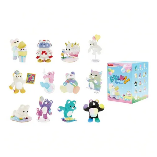 POP MART Коллаборация INSTINCTOY Muki's Playtime Фигурка Коллекция Слепая Коробка Один Mystery Коробка Целая Коробка 12 шт