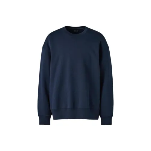 UNIQLO Темно-синий синий унисекс свитшоты