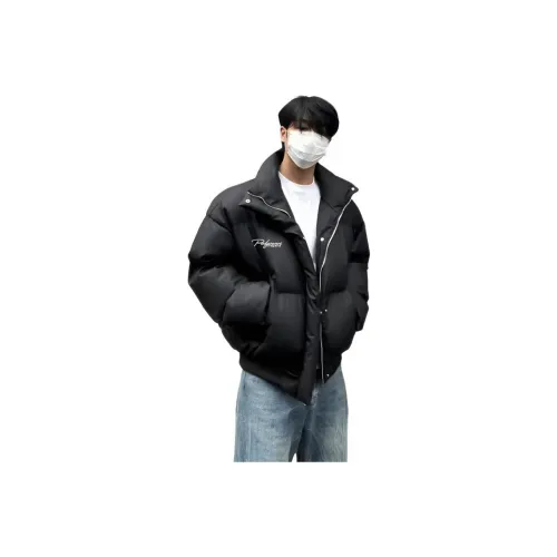 PODGORNOI Черный С подарками Съемный Металл Логотип Мужской Пуховик