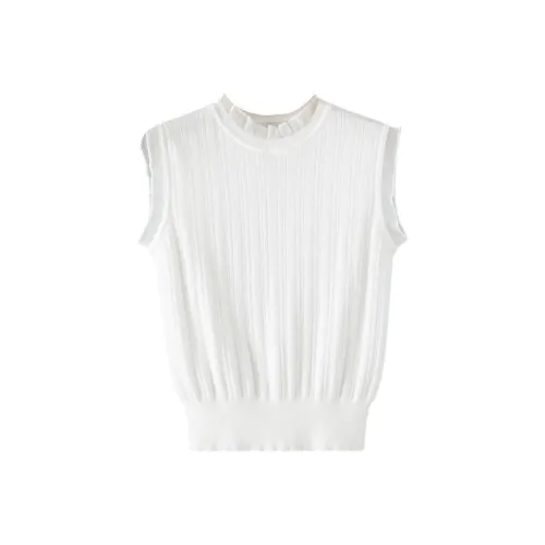 Late White Вязаный жилет Женские