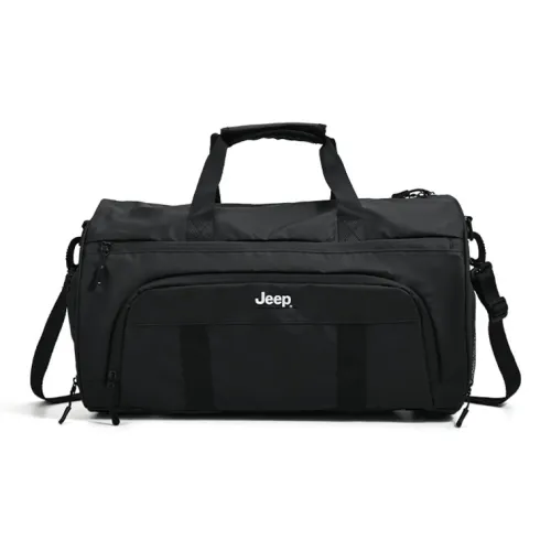 JEEP Fashion Sports Collection Водонепроницаемая Сухая Сумка для Путешествий Большая Унисекс Черная