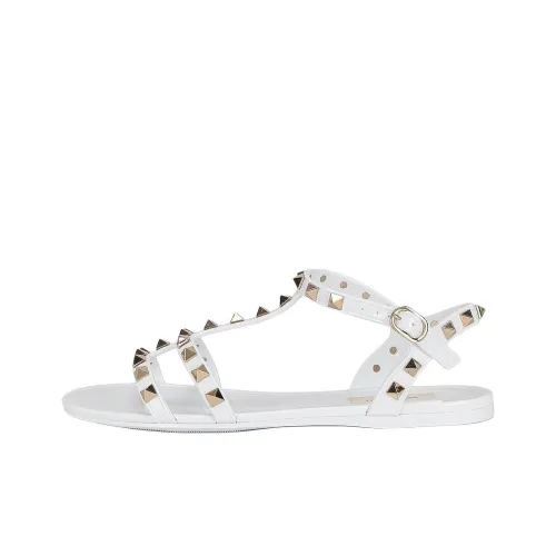 Valentino Rockstud One Ремень Сандалии Женские Белые