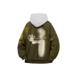 Армейский зеленый [MY1099 Хлопковый пуховик] (Термический, Нескользкий, Стильный)