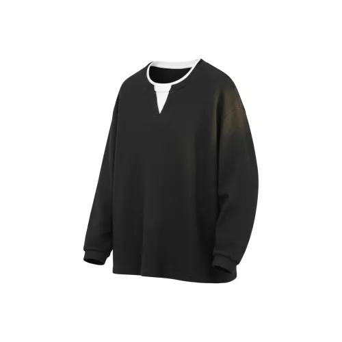 GANGZAI Длинный рукав Т-рубашка Унисекс