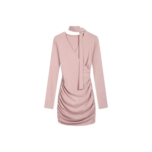 FLIM Длинное платье с длинными рукавами женское