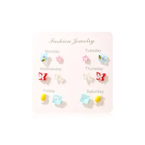 Inkopper Resin Stud Earrings Women's