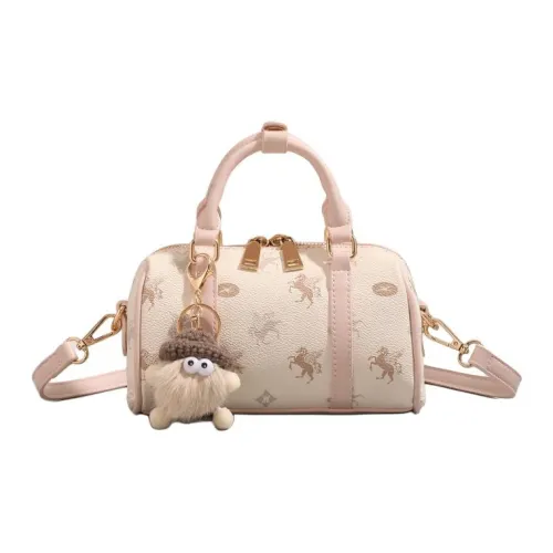 SMILE FOCUS ПУ (полиуретан) Сумка через плечо Сумка Женская Абрикосово-розовая