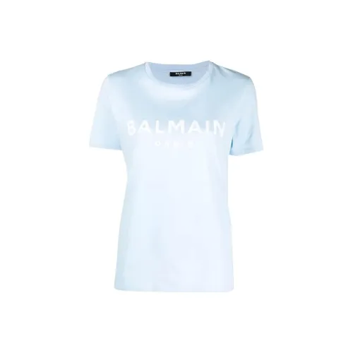 BALMAIN Blue Women's T-Shirts BALMAIN Синий Женские Футболки