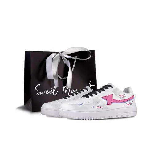 XTEP Air Force One Амортизация Износостойкие Низкие Кроссовки для Скейтбординга Женские