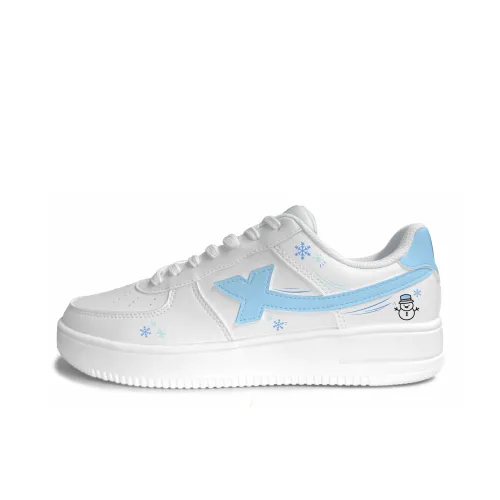 XTEP Air Force One Устойчивые к истиранию Низкие Кроссовки для скейтбординга Женские