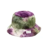 Темно-фиолетовый, зеленый, тай-дай