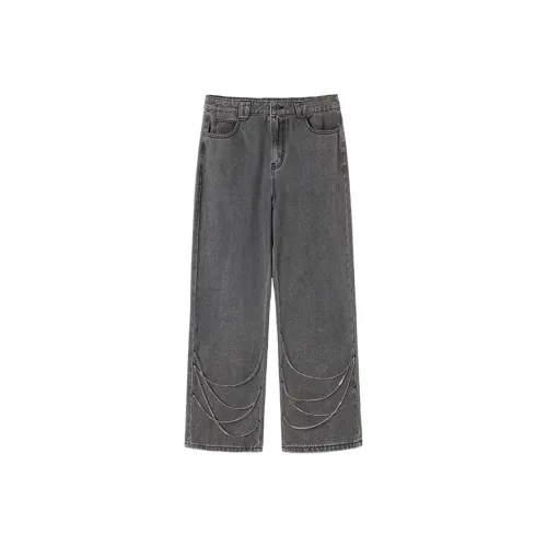 WAYNEXZAVIER Темно-серый Мужские Джинсы