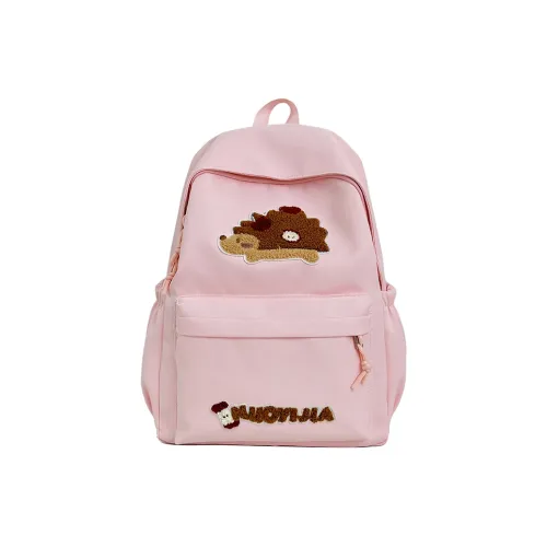 Villelon Нейлон B Рюкзак Стандартный Унисекс Розовый Желтый Синий Белый Черный