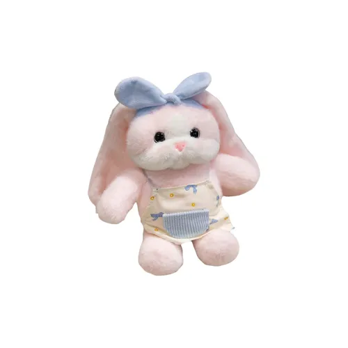 Love Bingqing Restaurant Run Collection Cute Bib Bunny Plush Doll 28 см Tall