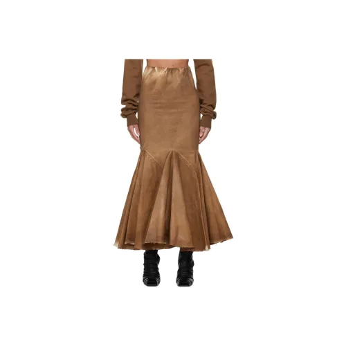 Rick Owens DRKSHDW Denim Long Skirt Women's