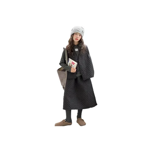 BaoLaXiaoJie Юбка+Комплект из трех предметов с базовым слоем для школьниц