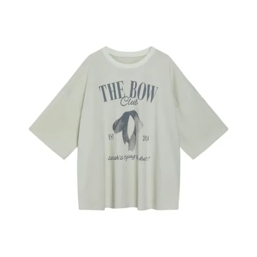 FORNI Светло-зеленые Женские футболки