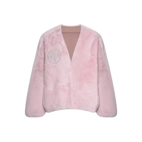 TCH Розовый Женские Бархатные Куртки