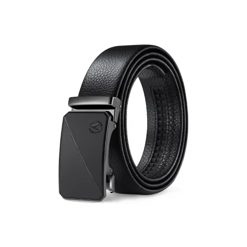 AOKANG Ремни из натуральной коровьей кожи мужские 3,5 см