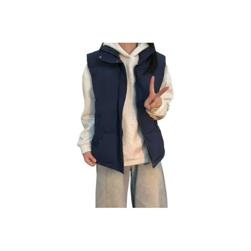 DANJUE Темно-синий синий унисекс пуховики