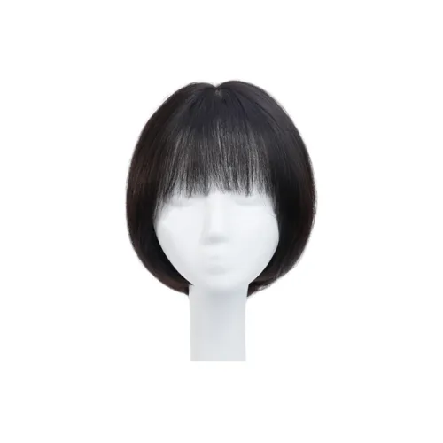 LOUIS FERRE LUIGI Wave Hair Женская парик Корейский стиль Разделенная кисточка с топстичем Короткие прямые волосы