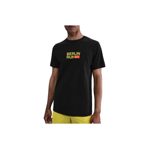 Nike Dri Fit Бег Т-Рубашка Мужская