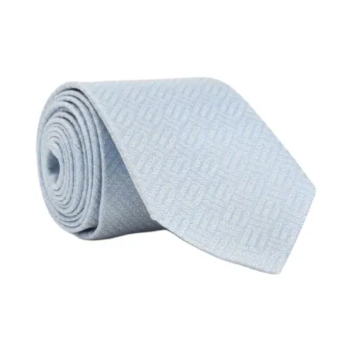 GUCCI Шелковые галстуки унисекс небесно-голубого цвета