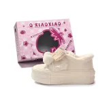 Белый бант [утолщенный и с флисовой подкладкой, термический]