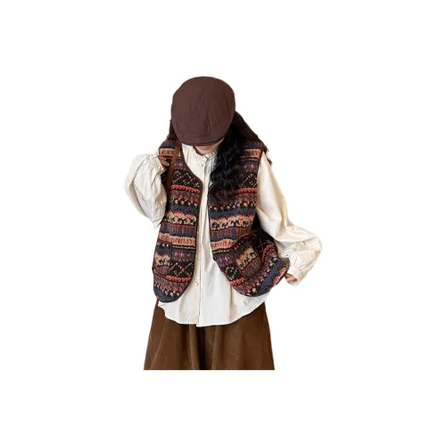 CARE NOTE Red Женские жилеты