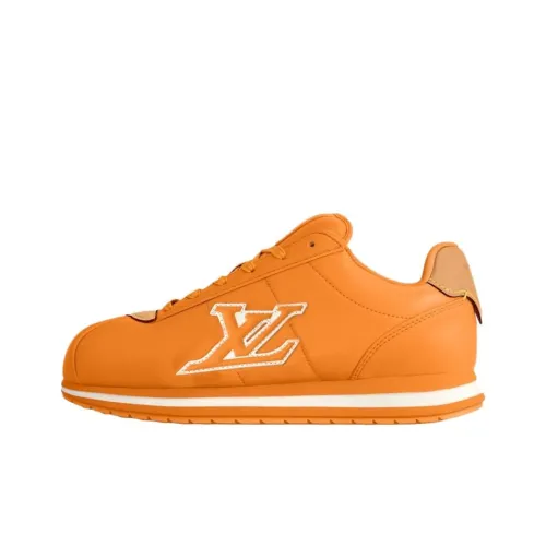 LOUIS VUITTON Nigo Collaboration Buttersoft FW25 Низкий Топ Повседневная Обувь Унисекс Оранжевый