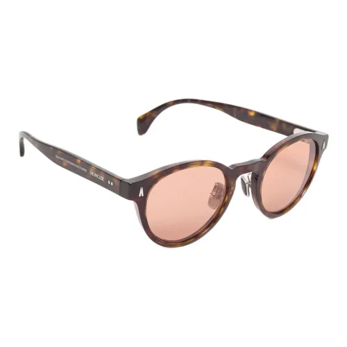 MONCLER Ацетат Круглые Солнцезащитные очки Unisex Light Гаванский
