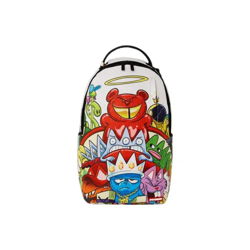 SPRAYGROUND Рюкзак из искусственной кожи унисекс белый и красный