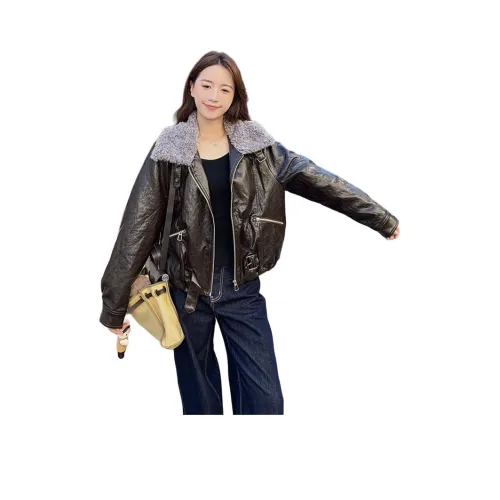 MEXICAN Пуховая куртка из кожи куртка женская