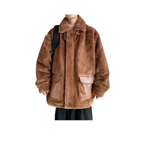 MEGA METRO Velvet Feel Coat Unisex MEGA METRO Бархат Feel Пальто Унисекс