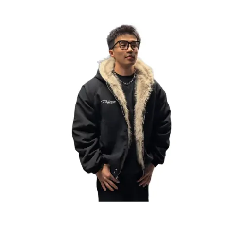 PODGORNOI Черный С подарками Съемный Металл Логотип Мужской Пуховик